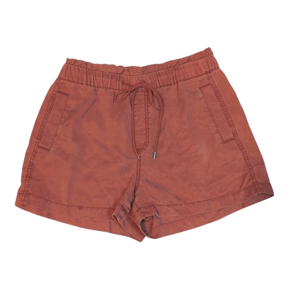Loft Pull On Paperbag Style Rust Casual Shorts Size S